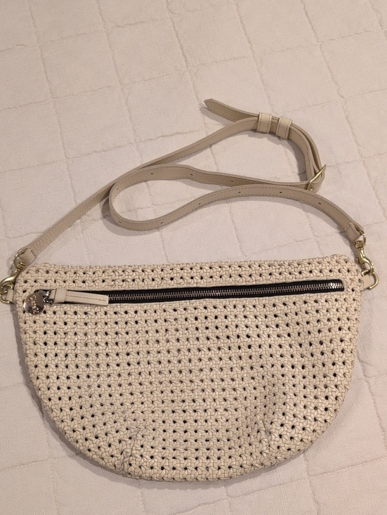 Clare V Handbags - Clare V. Grande Fanny In Cream Rattan